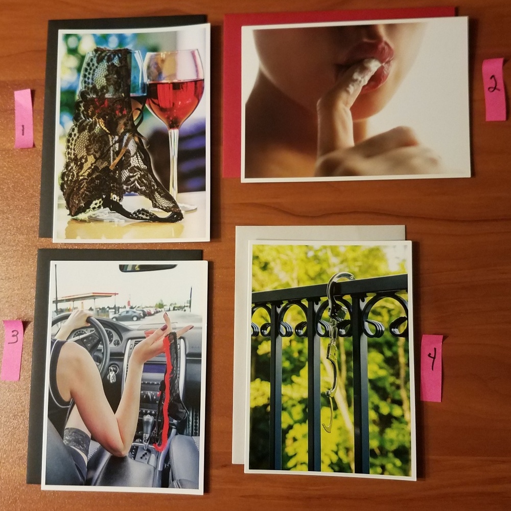"Bring Back the Romance" 4 Gift Cards for Couples